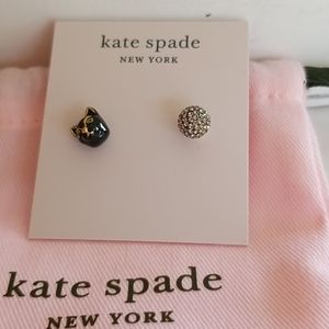 Kate Spade gold tone earrings NBW